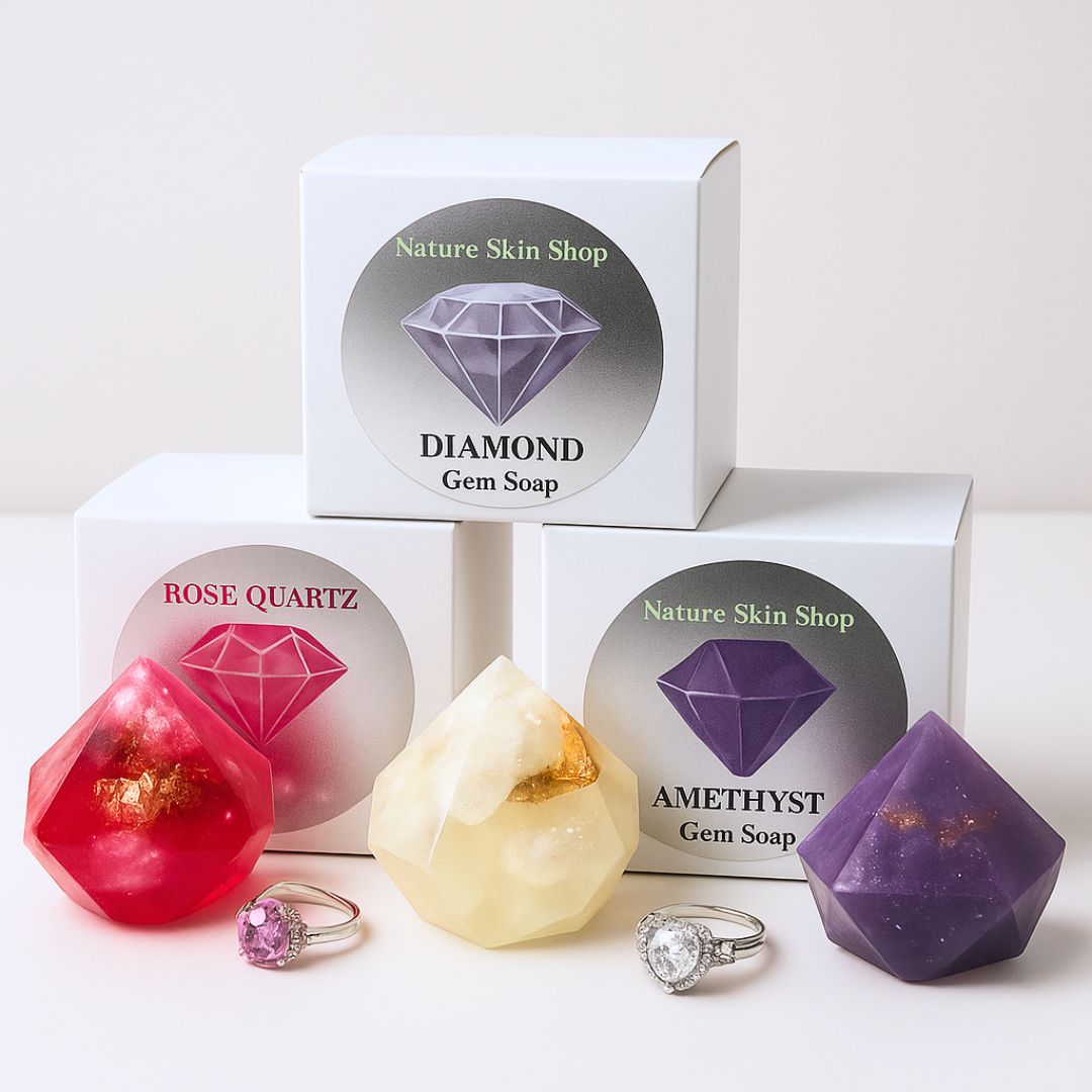Peridot Gem Soap with Hidden Silver Ring-3