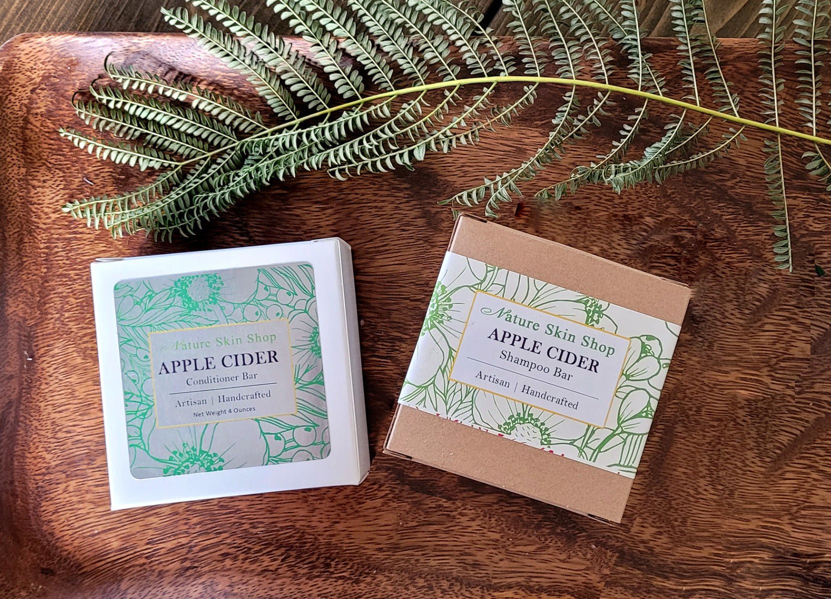 Apple Cider Shampoo & Conditioner Bar (Combo Set)-2